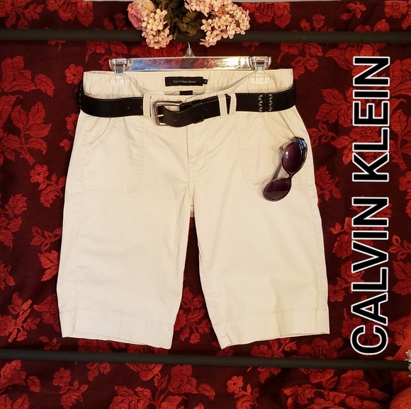 Calvin Klein Pants - Calvin Klein Tan Shorts size 8